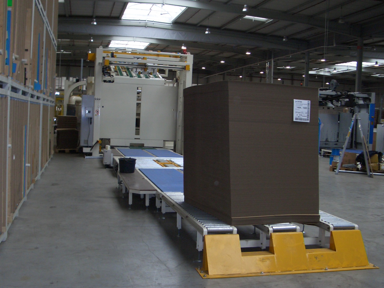 WSA Sleeve Infeed Conveyor System with Turntable